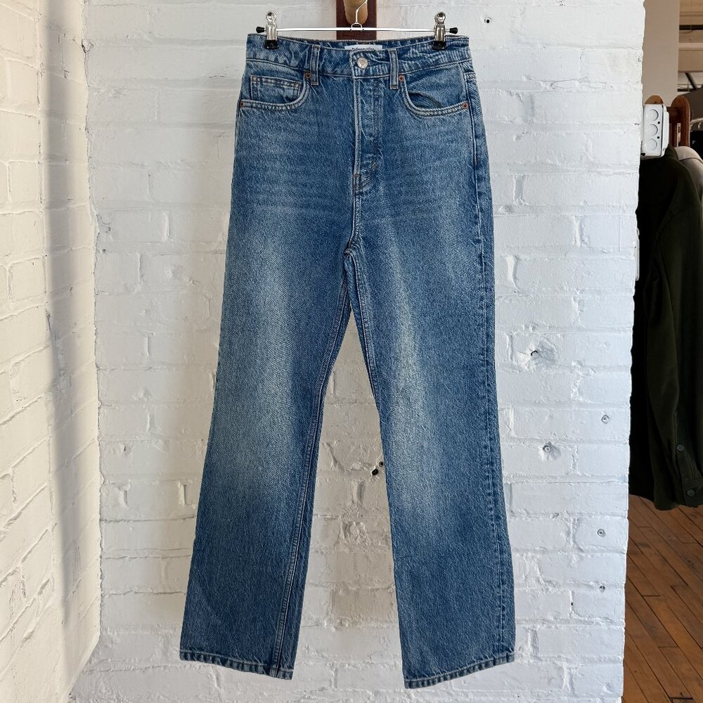 Reformation Cynthia High Rise Straight Jeans in Colorado wash size 26